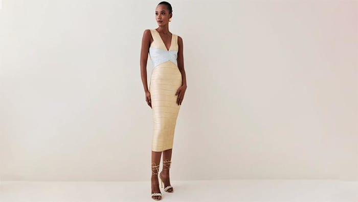 karen miller bandage dress